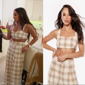 SHE LOVES THE ATTENTION Bralette + Pleated Pants